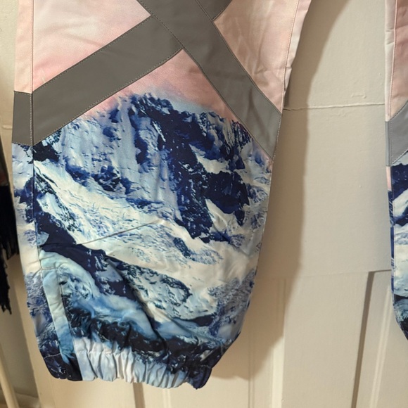 NWT GSOU SNOW Women's Pink Ski Snowboarding Snow Pants Size Large Waterproof - Picture 3 of 14